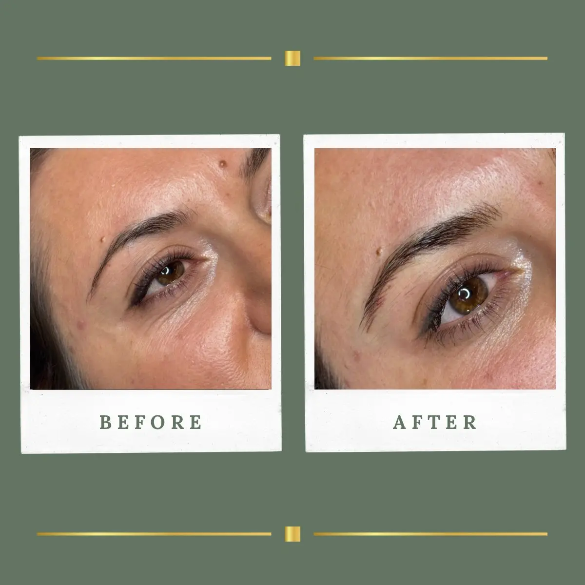 Brow permanent makeup restoring shape and definition, Nottinghamshire