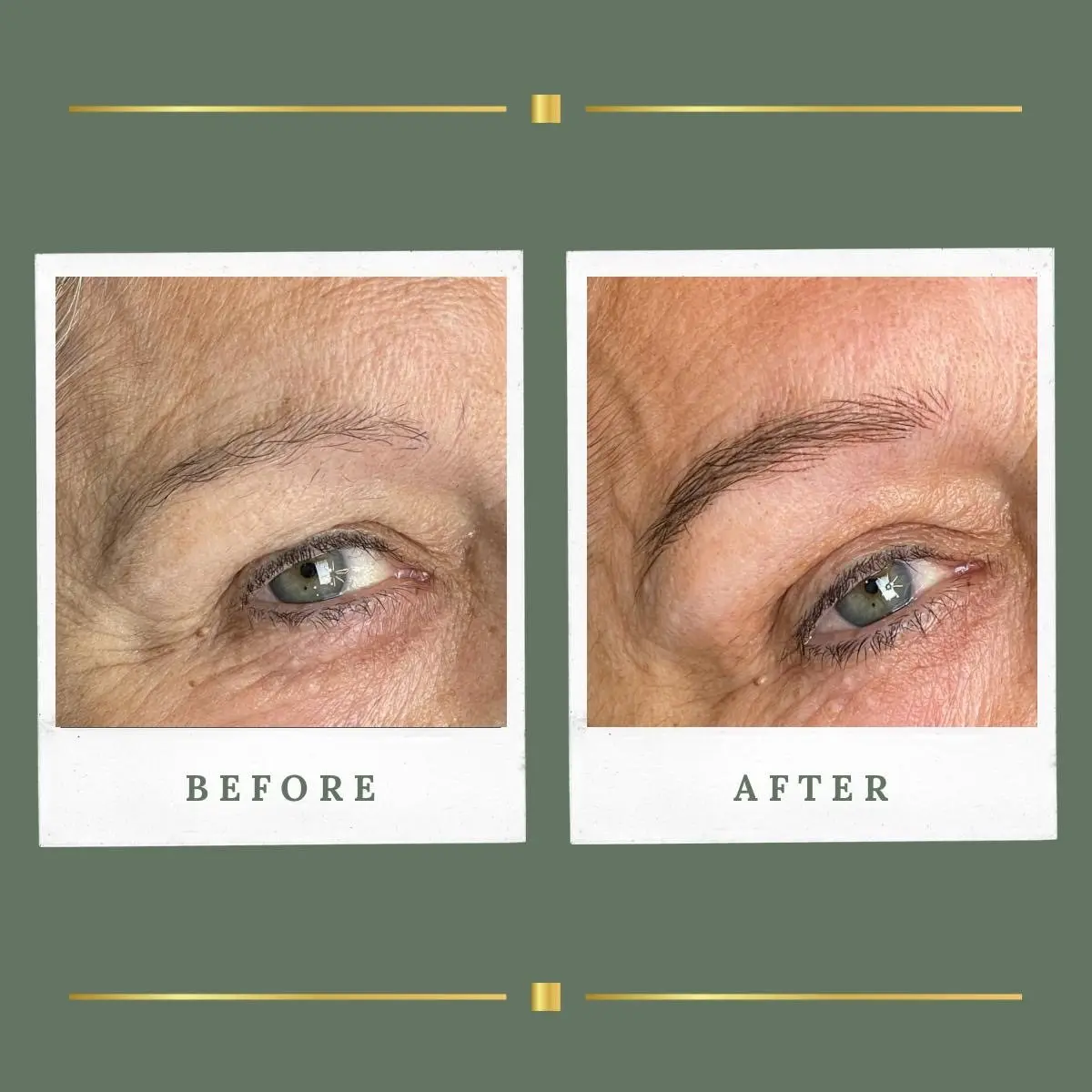 Nannobrows fine stroke permanent makeup close up, Nottinghamshire