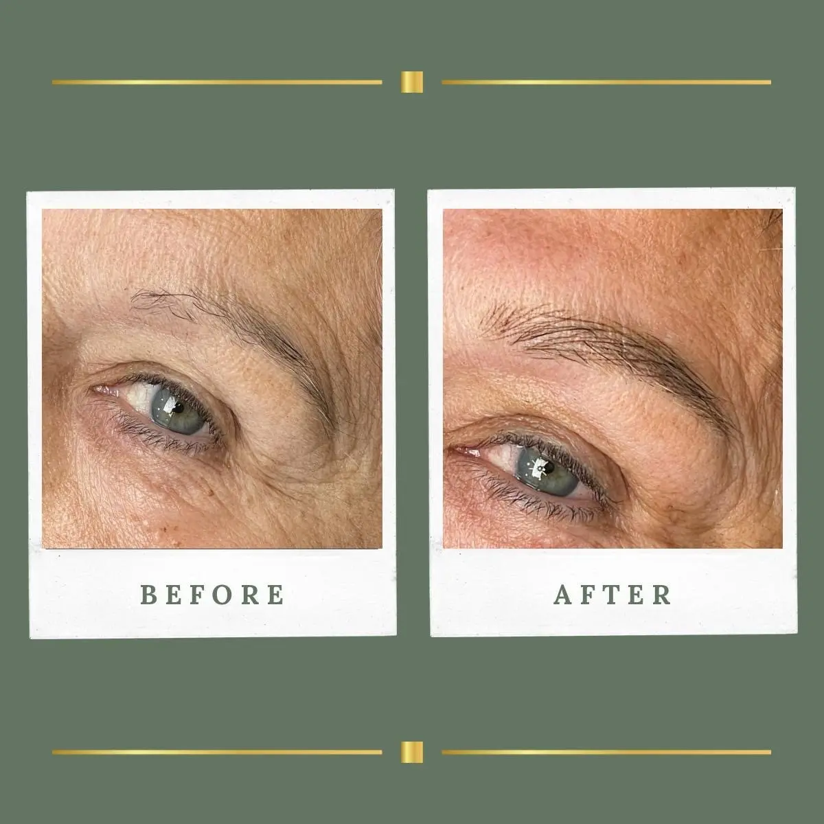 Realism hair stroke permanent makeup close up, Nottinghamshire
