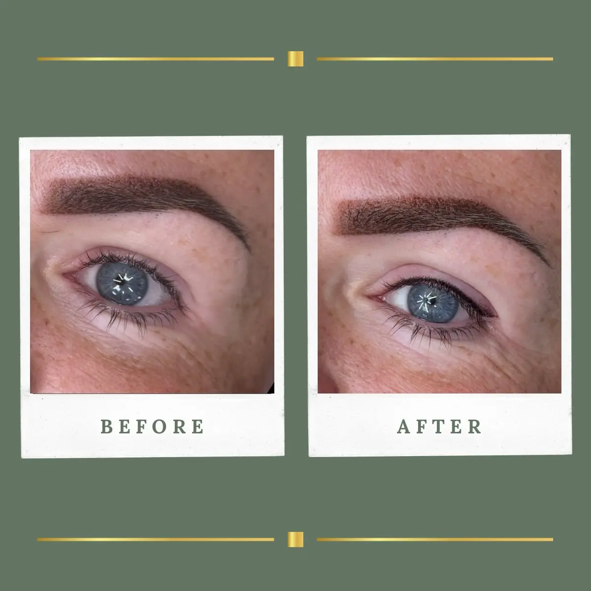Shaded permanent eyeliner, client from Rainworth