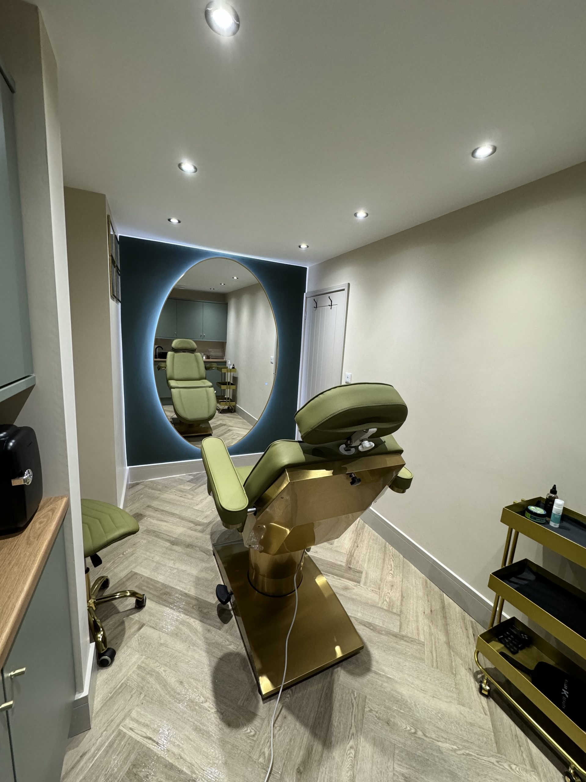 Clinic interior at Rachel Aesthetics, 43 Main Street, Farnsfield