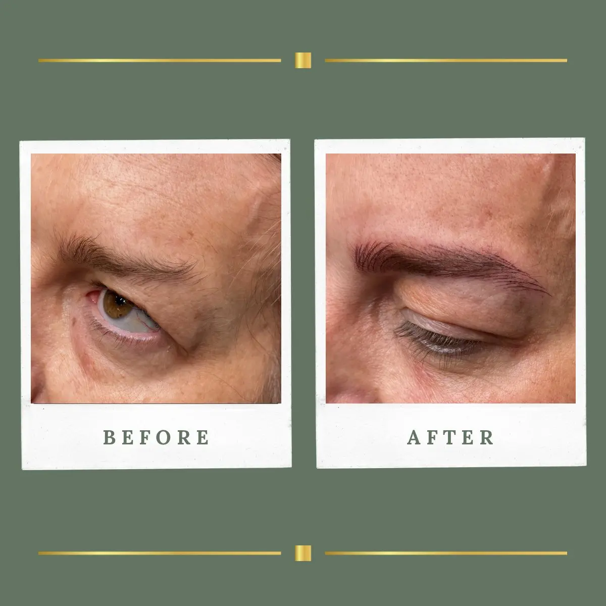 Fixing unruly brows with soft hair strokes, Nottinghamshire