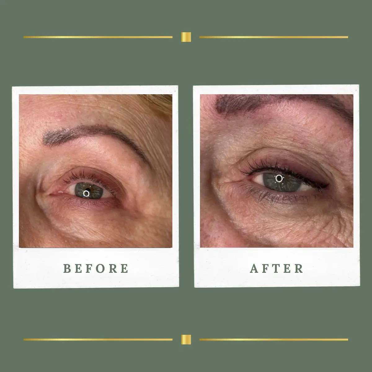 Shaded permanent eyeliner result, Nottinghamshire
