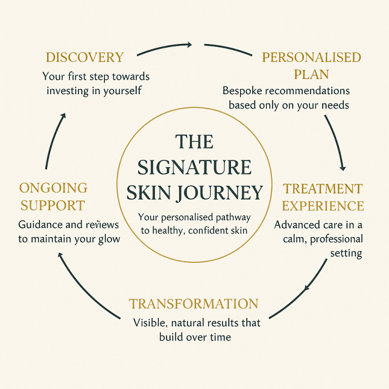 signature skin client journey